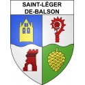 Saint-Léger-de-Balson Sticker wappen, gelsenkirchen, augsburg, klebender aufkleber