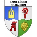 Stickers coat of arms Saint-Léger-de-Balson adhesive sticker