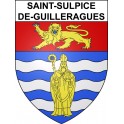 Stickers coat of arms Saint-Sulpice-de-Guilleragues adhesive sticker