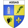 Stickers coat of arms Assas adhesive sticker