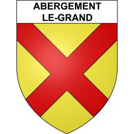 Abergement-le-Grand Sticker wappen, gelsenkirchen, augsburg, klebender aufkleber