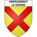 Abergement-le-Grand Sticker wappen, gelsenkirchen, augsburg, klebender aufkleber