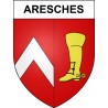 Aresches 39 ville sticker blason écusson autocollant adhésif