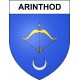 Arinthod 39 ville sticker blason écusson autocollant adhésif