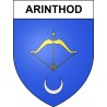 Arinthod 39 ville sticker blason écusson autocollant adhésif