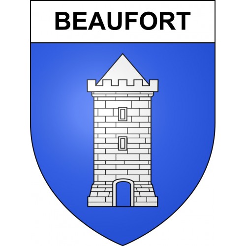 Beaufort 39 ville sticker blason écusson autocollant adhésif