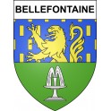Adesivi stemma Bellefontaine adesivo
