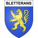 Stickers coat of arms Bletterans adhesive sticker