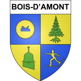Bois-d’Amont Sticker wappen, gelsenkirchen, augsburg, klebender aufkleber