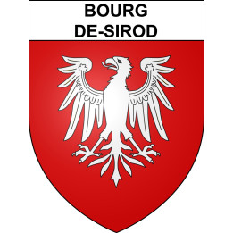 Stickers coat of arms Bourg-de-Sirod adhesive sticker