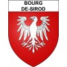 Bourg-de-Sirod 39 ville sticker blason écusson autocollant adhésif