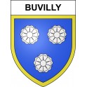 Stickers coat of arms Buvilly adhesive sticker