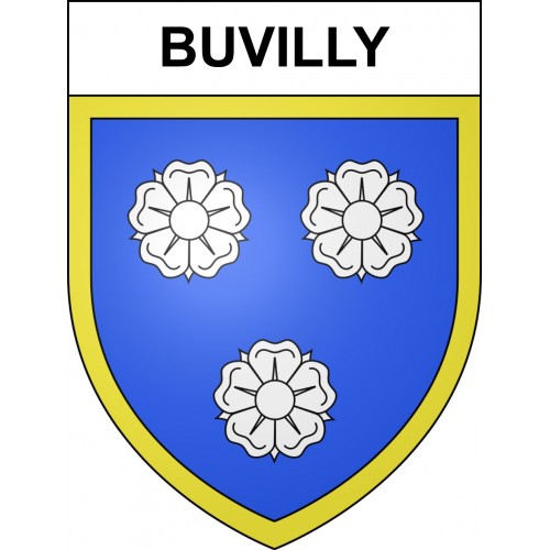 Adesivi stemma Buvilly adesivo
