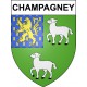 Adesivi stemma Champagney adesivo