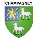 Adesivi stemma Champagney adesivo