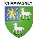 Stickers coat of arms Champagney adhesive sticker