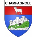 Champagnole 39 ville sticker blason écusson autocollant adhésif