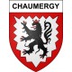 Stickers coat of arms Chaumergy adhesive sticker