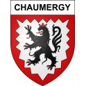 Stickers coat of arms Chaumergy adhesive sticker