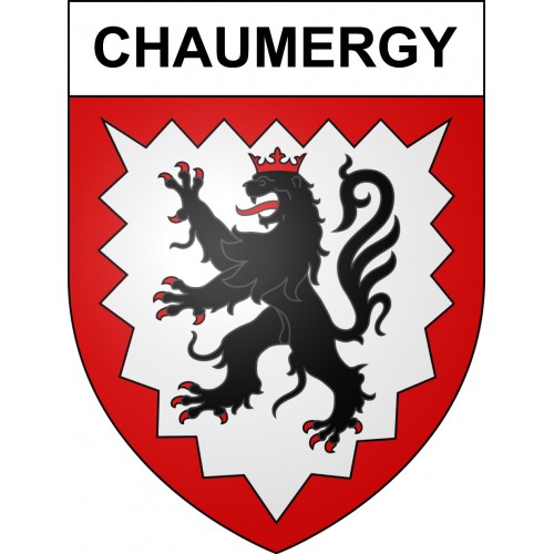 Stickers coat of arms Chaumergy adhesive sticker