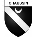 Chaussin 39 ville sticker blason écusson autocollant adhésif