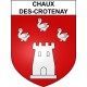 Chaux-des-Crotenay Sticker wappen, gelsenkirchen, augsburg, klebender aufkleber