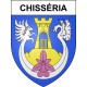 Chisséria 39 ville sticker blason écusson autocollant adhésif