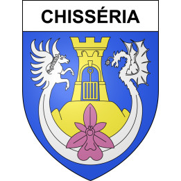 Chisséria 39 ville sticker blason écusson autocollant adhésif