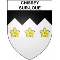 Stickers coat of arms Chissey-sur-Loue adhesive sticker