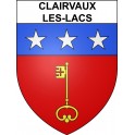 Adesivi stemma Clairvaux-les-Lacs adesivo