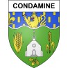 Stickers coat of arms Condamine adhesive sticker