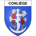 Stickers coat of arms Conliège adhesive sticker