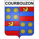 Stickers coat of arms Courbouzon adhesive sticker