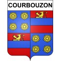 Stickers coat of arms Courbouzon adhesive sticker