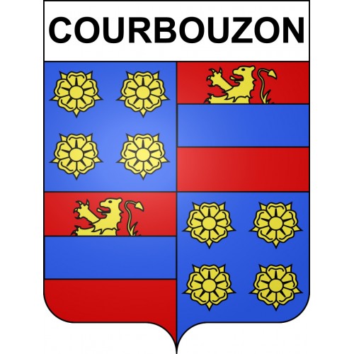 Adesivi stemma Courbouzon adesivo