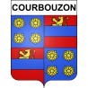 Courbouzon 39 ville sticker blason écusson autocollant adhésif