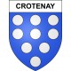 Adesivi stemma Crotenay adesivo