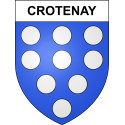 Stickers coat of arms Crotenay adhesive sticker