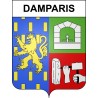 Damparis Sticker wappen, gelsenkirchen, augsburg, klebender aufkleber