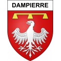 Stickers coat of arms Dampierre adhesive sticker