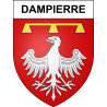 Stickers coat of arms Dampierre adhesive sticker