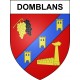 Stickers coat of arms Domblans adhesive sticker