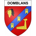 Stickers coat of arms Domblans adhesive sticker