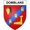 Stickers coat of arms Domblans adhesive sticker