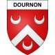 Dournon 39 ville sticker blason écusson autocollant adhésif