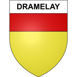 Dramelay Sticker wappen, gelsenkirchen, augsburg, klebender aufkleber