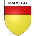 Dramelay 39 ville sticker blason écusson autocollant adhésif