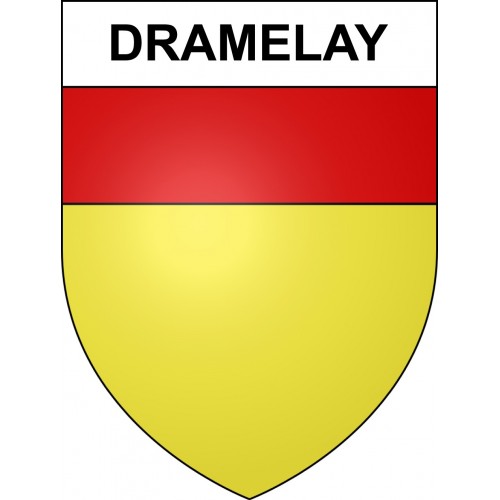 Dramelay 39 ville sticker blason écusson autocollant adhésif