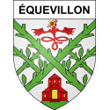 Équevillon Sticker wappen, gelsenkirchen, augsburg, klebender aufkleber