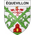 Équevillon 39 ville sticker blason écusson autocollant adhésif